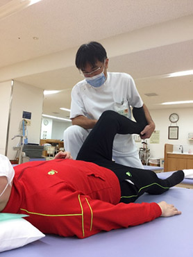 ベッド上での運動
