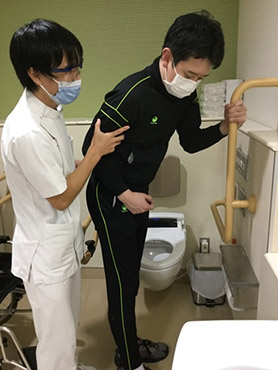 トイレ動作訓練
